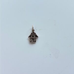 sterling silver Hamza hand pendant